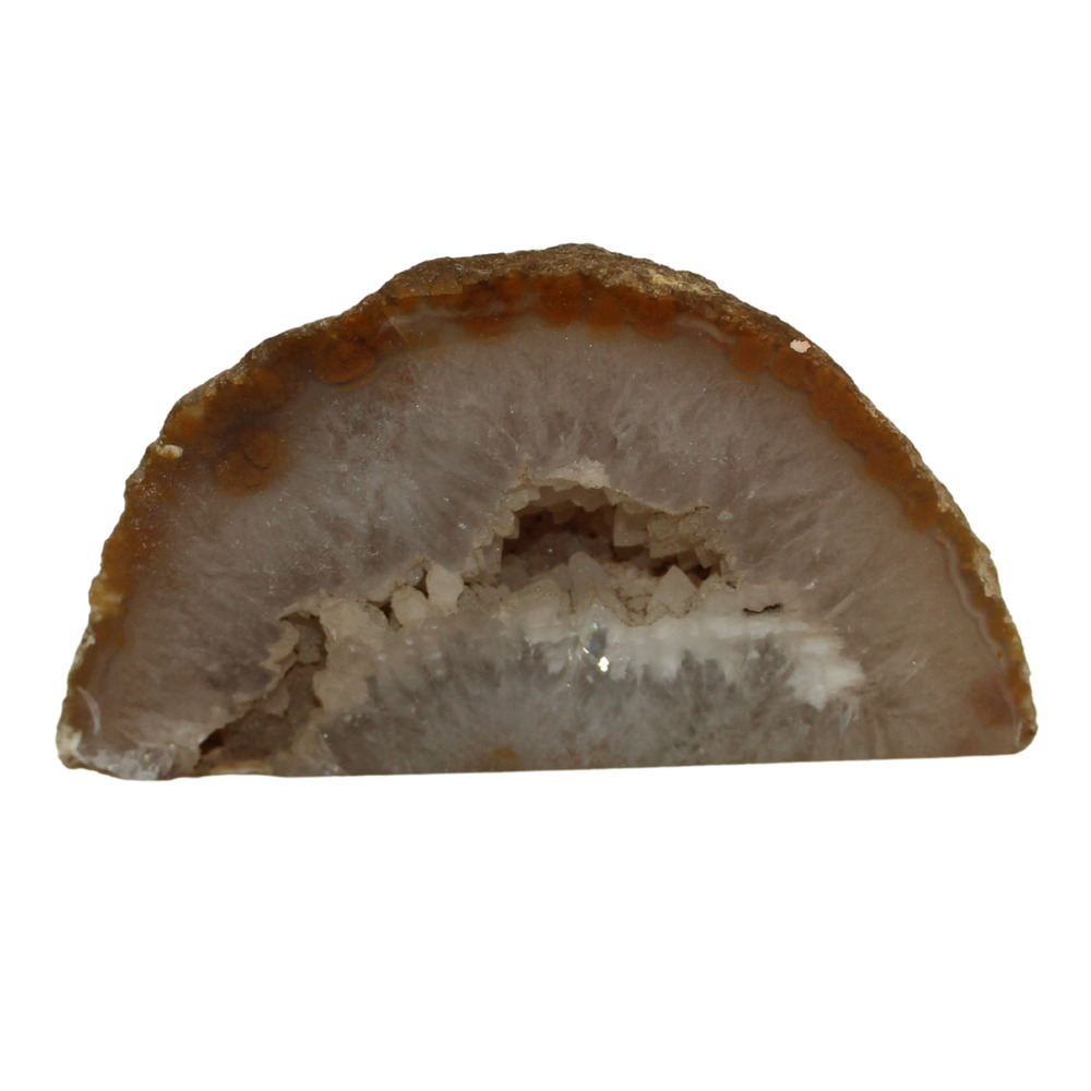 Decorative Geode Rock 9.5 oz Specimen Quartz Agate Chalcedony Grounding